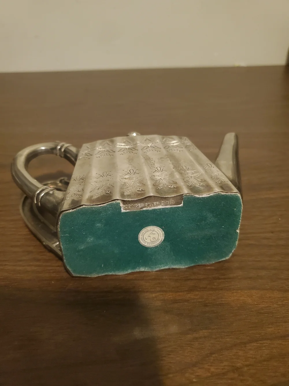 Godinger 1993 Silver plated napkinholder  Teapot